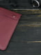 Кожаный бордовый чехол для MacBook | 6798992 | фото 2