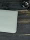 Шкіряний сірий чохол для MacBook | 6799000 | фото 5