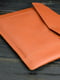 Кожаный чехол для MacBook цвета коньяк | 6799041 | фото 2
