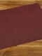 Кожаная бордовая подложка на стол (375 х 600 мм) | 6799057 | фото 3