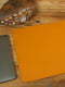 Шкіряна бурштинового кольору підкладка на стіл (375 х 600 мм) | 6799064 | фото 3