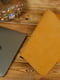 Кожаная янтарного цвета подложка на стол (375 х 600 мм) | 6799064 | фото 4