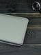 Шкіряний сірий чохол для MacBook | 6799070 | фото 3