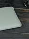 Шкіряний сірий чохол для MacBook | 6799070 | фото 4
