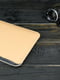 Кожаный бежевый чехол для MacBook | 6799081 | фото 2