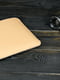 Шкіряний бежевий чохол для MacBook | 6799081 | фото 3