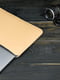Кожаный бежевый чехол для MacBook | 6799081 | фото 4
