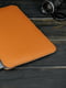 Шкіряний чохол янтарного кольору для MacBook | 6799085 | фото 3