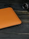 Шкіряний чохол янтарного кольору для MacBook | 6799085 | фото 4