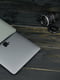 Шкіряний сірий чохол для MacBook | 6799087 | фото 2