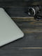 Шкіряний сірий чохол для MacBook | 6799087 | фото 3