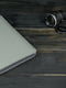 Шкіряний сірий чохол для MacBook | 6799087 | фото 4