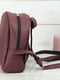 Рюкзак з натуральної шкіри "Колібрі" кольору бордо | 6799130 | фото 3