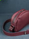Шкіряна сумка "Віола" бордового кольору | 6799240 | фото 3