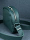 Шкіряна сумка "Віола" зеленого кольору | 6799242 | фото 4