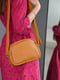 Шкіряна сумка "Віола" бурштинового кольору | 6799253 | фото 2