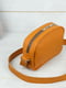 Шкіряна сумка "Віола" бурштинового кольору | 6799253 | фото 3