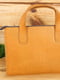 Кожаный чехол янтарного цвета для MacBook | 6799348 | фото 2