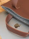 Кожаный коричневый чехол для MacBook | 6799352 | фото 3