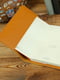 Шкіряна обкладинка для блокноту А5 бурштинового кольору | 6800807 | фото 2