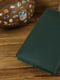 Шкіряна обкладинка для блокноту А5 зеленого кольору | 6800813 | фото 4