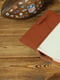 Шкіряна обкладинка для щоденника формату А5 кольору коньяк | 6800830 | фото 2