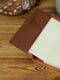 Шкіряна обкладинка для щоденника формату А5 кольору віскі | 6800831 | фото 2