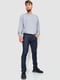 Синие классические джинсы с карманами | 6759267 | фото 2