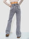 Широкие серые джинсы с высокой посадкой | 6801298 | фото 4