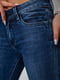 Сині джинси-скінні з потертостями | 6801304 | фото 5