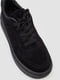 Замшевые черные кроссовки на плотной подошве | 6801345 | фото 3