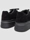 Замшевые черные кроссовки на плотной подошве | 6801345 | фото 4