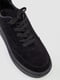 Замшевые черные кроссовки на плотной подошве | 6801361 | фото 3
