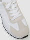 Кросівки біло-бежеві на щільній підошві | 6801364 | фото 3