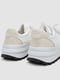 Кросівки біло-бежеві на щільній підошві | 6801364 | фото 4
