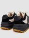 Кроссовки черно-бежевые на плотной подошве | 6801374 | фото 4