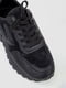 Кроссовки черные на плотной подошве | 6801382 | фото 3