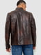 Куртка коричневая на подкладке | 6801394 | фото 4