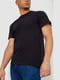 Базова бавовняна футболка чорного кольору | 6801416 | фото 3