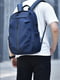 Синій міський рюкзак з кабелем USB AF – AM | 6801506 | фото 2