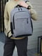 Міський сірий рюкзак з кабелем USB AF – AM | 6801507 | фото 3