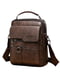 Сучасна ділова коричнева сумка  | 6801514 | фото 3