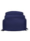Міський синій рюкзак з накладною стьобаною кишенею | 6801518 | фото 7