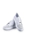Перфорированные кожаные кроссовки белого цвета | 6801636 | фото 7