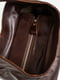 Шкіряна темно-коричнева сумка-шопер | 6801725 | фото 2