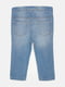 Светло-синие джинсы с потертостями | 6774628 | фото 6