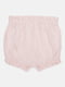 Хлопковые розовые шорты с резинками внизу | 6801838 | фото 2
