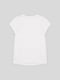 Базова бавовняна футболка білого кольору | 6801917 | фото 2