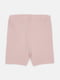 Хлопковые светло-розовые шорты | 6801927 | фото 2