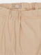 Хлопковые бежевые шорты с карманами | 6801938 | фото 4